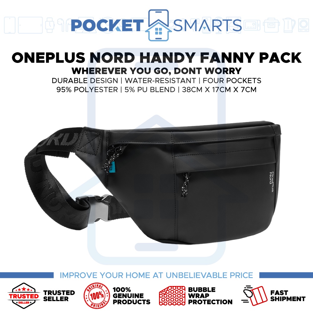 [เวอร์ชั่นภาษาอังกฤษ] Oneplus Nord Handy Fanny Pack (การออกแบบที่ทนทาน