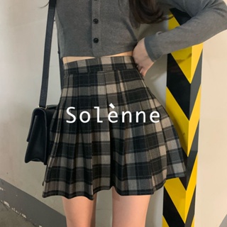 Solenne กระโปรง กระโปรงผู้หญิง สไตล์เกาหลี สําหรับผู้หญิง 2022 ใหม่ SO220081