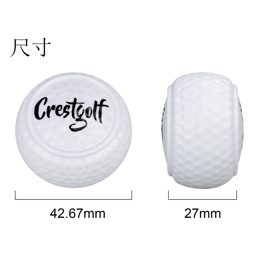 ลูกกอล์ฟพัตเตอร์สีขาว-เซทละ-3-ลูก-crestgolf-q001-white-golf-ball-putter