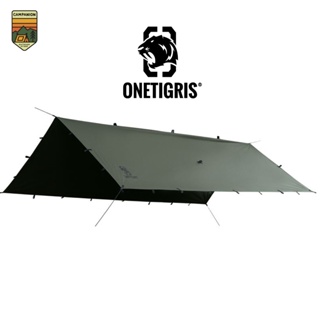 OneTigris FJORD T/C Camping Tarp วันไทกริา ฟยอร์ด TC แคมปิ้ง Tarp สี Ranger Green (CE-HTM13-RG)