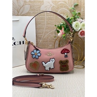 Coach Teri Shoulder Bag With Creature Patches CC420