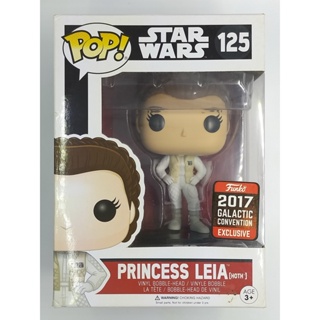 Galactic Convention 2017 Funko Pop Star Wars - Princess Leia #125 (กล่องมีตำหนิ)