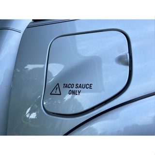 Taco SAUCE ONLY สติกเกอร์รูปลอก Toyota Tacoma | จัดส่งฟรี