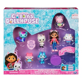 Gabby Doll House Deluxe Figure Set ฟิกเกอร์ของเล่นตุ๊กตาน่ารัก