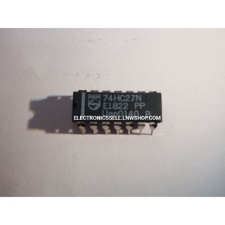 SN74HC27N 74HC27 N ไอซี DIP-14 ขา IC ยี่ห้อ PHILLIPS ฟิลลิป ของแท้ อุปกรณ์ อะไหล่ อิเล็กทรอนิกส์ สั่งปุ๊บ ส่งปั๊บ