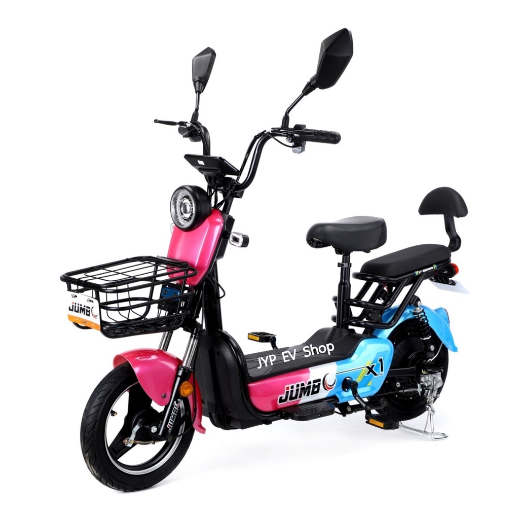 มอเตอร์ไซค์ไฟฟ้า-มอไซค์ไฟฟ้า-จักรยานไฟฟ้า-รุ่นใหม่สีสดใส-so-colorful-รุ่น-jumbo8903-1