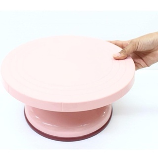 แท่นหมุนแต่งเค้ก, แป้นแต่งเค้ก พลาสติก อย่างดี (ใต้หวัน) Cake Decorating Turntable and Cake Stand, High Quality ABS P...