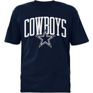 เสื้อยืดครอปผู้ชายและผู้หญิง Dallas Cowboys Mens Cotton Tee top เสื้อกั๊ก S-5XLS-5XL