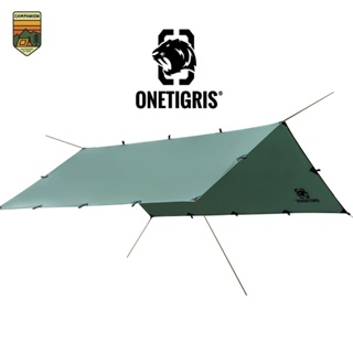BASTION Rain Fly Camping Tarp Onetigris ทาร์ป สีเขียว วันไทกริส ขนาด 288cm*288cm (CE-HTM11-OD)
