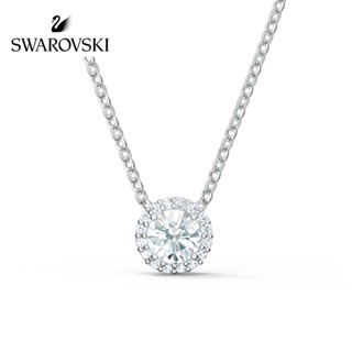 Swarovski สร้อยคอโซ่ จี้รูปวันครบรอบ ANGELIC หรูหรา ของขวัญวันเกิด สําหรับผู้หญิง x413