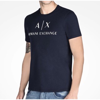 ⏸ARMANI EXCHANGE LOGO PRINT T-SHIRT เสื้อยืดคอกลมแขนสั้นแบรนด์