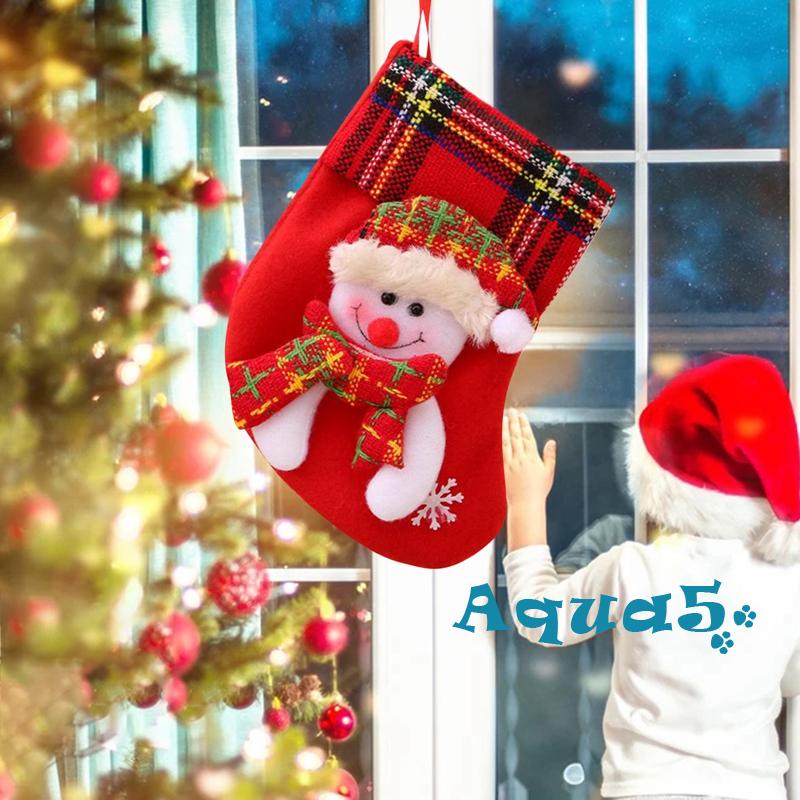 aqq-ถุงน่องคริสต์มาส-ซานตาคลอส-สโนว์แมน-กวาง-หมี-ตกแต่งแขวนถุงขนมถุงของขวัญสําหรับงานปาร์ตี้