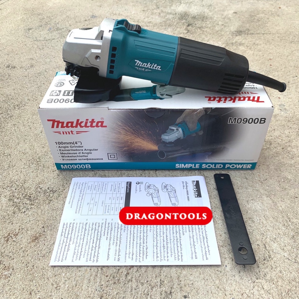 makita-ใหม่ล่าสุด-หินเจีย-4นิ้ว-รุ่น-m900-540w-พร้อมอุปกรณ์