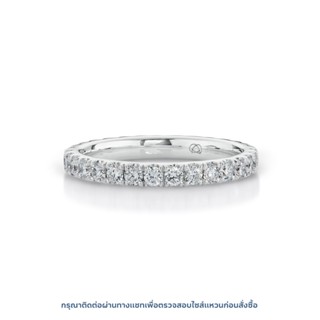 แหวนเพชรแถวเต็มวง Classic Micropave Diamond Band (RE001E)