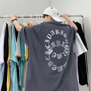 O.O fashion  O.O Fashion เสื้อยืด oversize 2022 High quality Korean Style Chic ทันสมัย EF22081808-Dark Gray-XXXXL 37Z230910