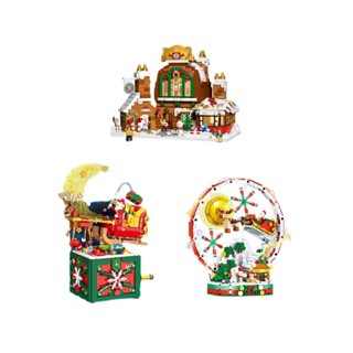 Baltanmax ของเล่นตัวต่อ รูปคริสต์มาส ขนาดเล็ก DIY00997-01052 building blocks Christmas