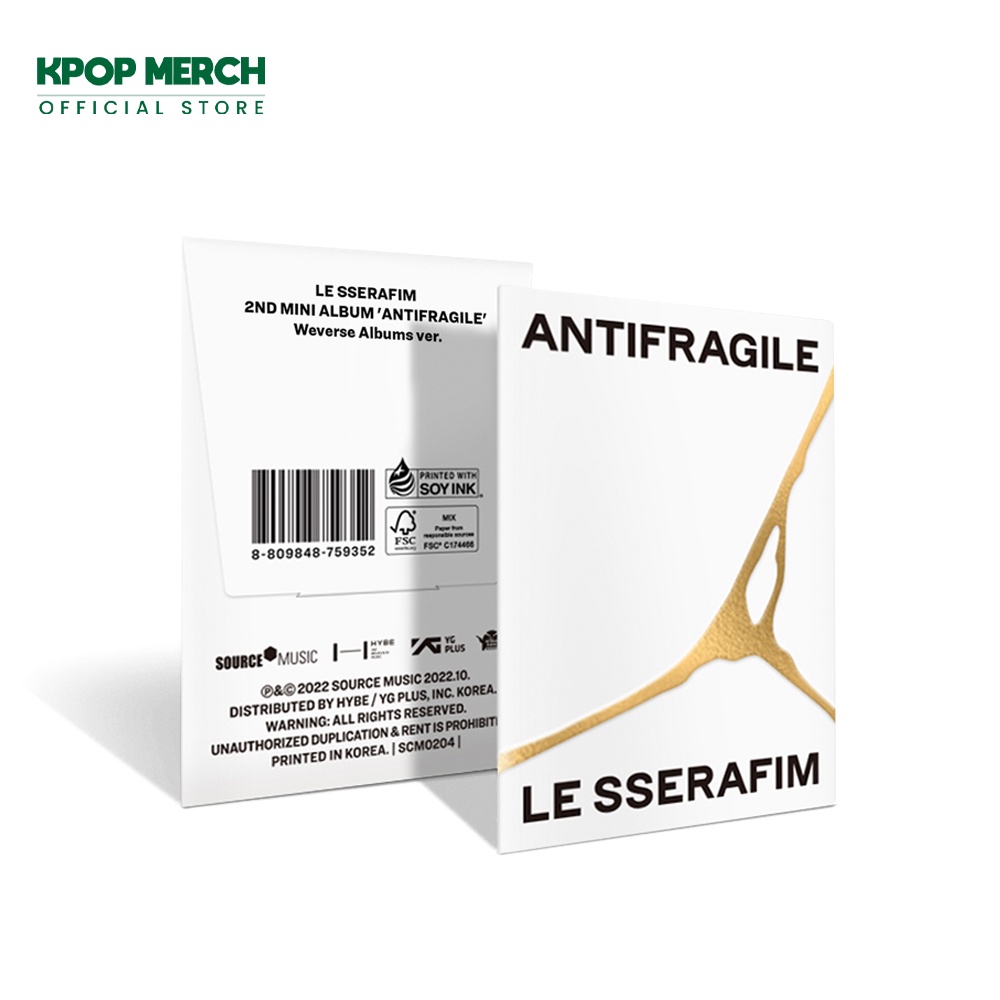 Weverse album version] LE SSERAFIM - 2nd Mini Album [ Antifragile