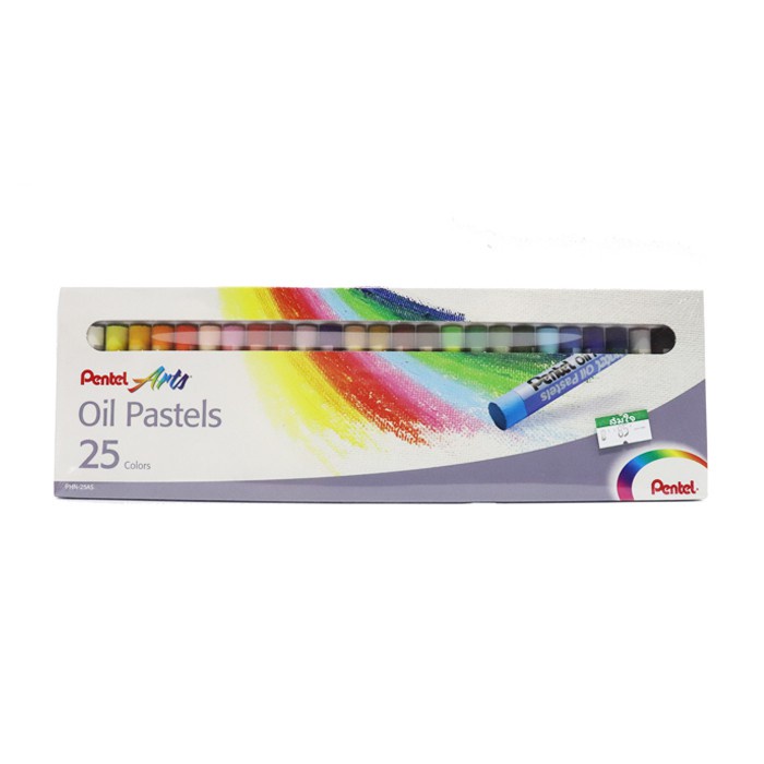 crayons-pastels-pentel-สีชอล์คผสมเทียน-เพนเทล-หลายขนาด-12-50สี