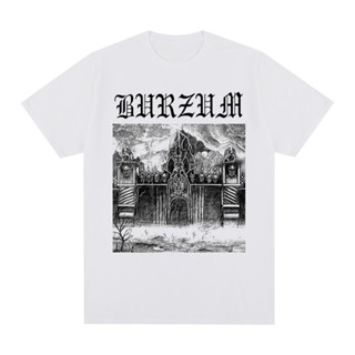 เสื้อยืดสีขาวผู้หญิง เสื้อยืดคอ Burzum Cool O คอผ้าฝ้ายผู้ชายเสื้อยืดใหม่ TEE TSHIRT เสื้อผู้หญิง