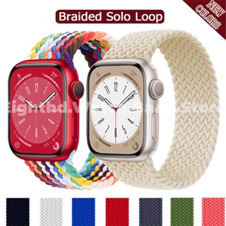 Solo สายนาฬิกาข้อมือ สําหรับ Smart Watches Series Ultra 8 7 6 SE 5 4 3 2 1 ขนาด 49 มม. 41 มม. 45 มม. 44 มม. 42 มม. 40 มม. 38 มม.
