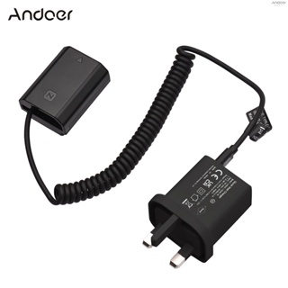 Andoer Type C NP-FZ100 Dummy Battery DC Coupler 20W PD Adapter Replacement for  Alpha A7S III A6600 A7 III A7R III A7R IV A9 A9 II A9R A9S