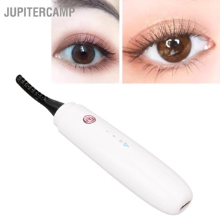 JUPITERCAMP Heated Eyelash Curlers 3 Levels Temperature Long Lasting USB Rechargeable Makeup Curling Tool for Home Beauty Salon