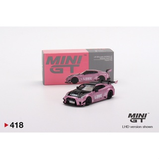 Mini GT No. 418 LB-Silhouette WORKS GT NISSAN 35GT-RR Ver.2 Passion Pink