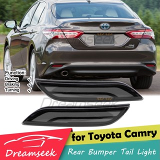 ไฟท้ายกันชน LED สะท้อนแสง สีแดง สําหรับ Toyota Camry XV70 2018 2019 2020 2021 2022 2023