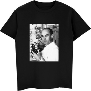 เสื้อยืดเข้ารูป ผู้ชายแขนสั้น Tshirt ฤดูร้อนตลกอัลเบิร์ต Hofmann ใน Lsd Lab พิมพ์เสื้อยืดแฟชั่นสบาย ๆ ชาย Tees Ropa Homb