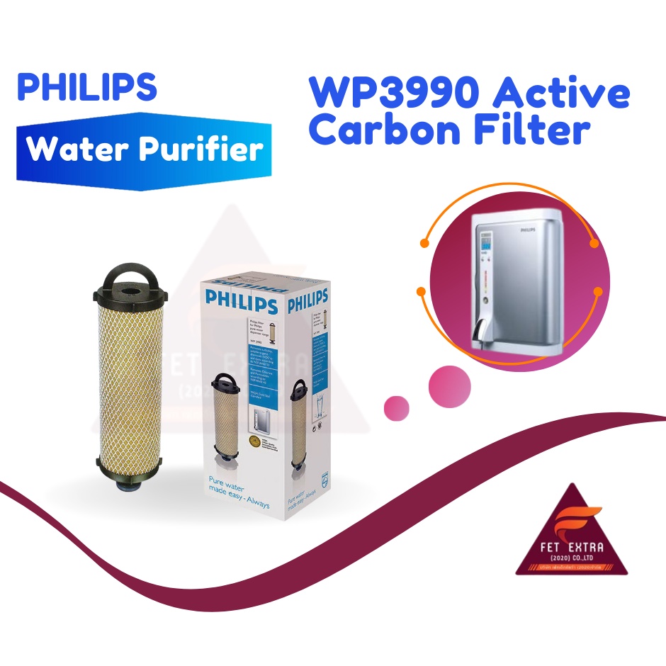 wp3990-active-carbon-filter-ไส้กรองน้ำ-philips-อะไหล่แท้สำหรับเครื่องกรองน้ำ-philips-รุ่น-wp3890-และ-wp3892