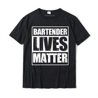 เสื้อคู่วินเทจ บายันบาร์เมน Lives Matter komik barmen บาร์เม้นต์ บาร์เทนเดอร์เสื้อยืดบาร์เทนเดอร์สลิมติ้ง เสื้อยืดสลิมฟิ