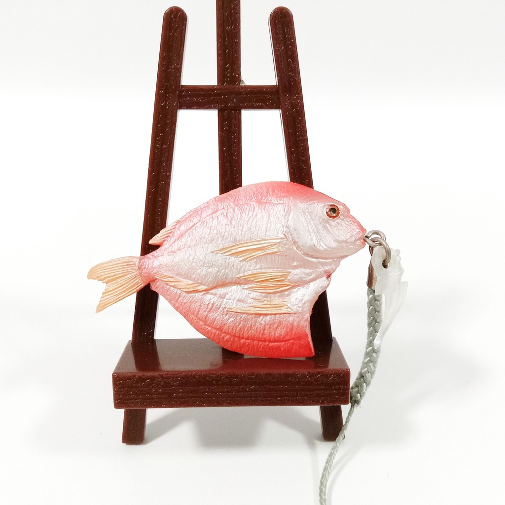 kaiyodo-museum-capsule-q-red-seabream-fish-strap-figure-พวงกุญแจ-โมเดล-ฟิกเกอร์-ปลา-ของแท้ญี่ปุ่น