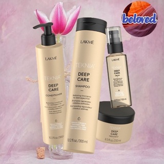 Lakme Teknia Deep Care Shampoo/Conditioner/Treatment/Drops 300/250/100 ml. ช่วยปรับสภาพฟื้นฟูเส้นใยผมจากภายใน