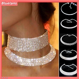 เครื่องประดับ สร้อยคอโชคเกอร์คริสตัล Rhinestone งานวันเกิด