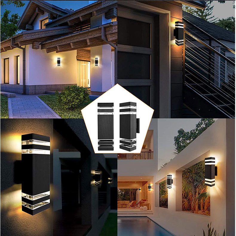 wall-light-สินค้าเข้าใหม่-โคมไฟติดผนัง-ไฟตกแต่ง-ไฟนอกบ้านแสงอุ่น-กันน้ำ-ไฟแต่งหน้าบ้าน-ไฟแต่งสวน-โคมไฟled