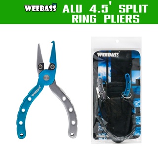 WEEBASS คีม - ALU 4.5 SPLIT RING PLIERS คีมปลดสปริทริง คีมตัดสาย คีมตกปลา