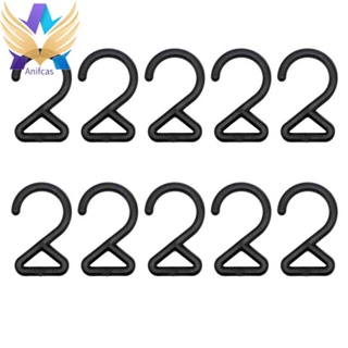 ตะขอแขวนหม้อ กระทะ รูปตัว Z สําหรับตั้งแคมป์กลางแจ้ง ปิกนิก 10 ชิ้น