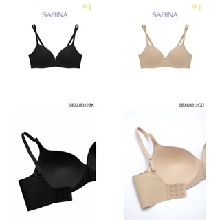 Sabina เสื้อชั้นใน รหัส SBXU8312 Invisible Wire (ไม่มีโครง) Seamless Fit รุ่น Pretty Perfect