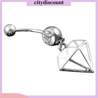 &lt;citydiscount&gt; เครื่องประดับจิวแหวนเจาะร่างกายสะดือ 14 กรัม