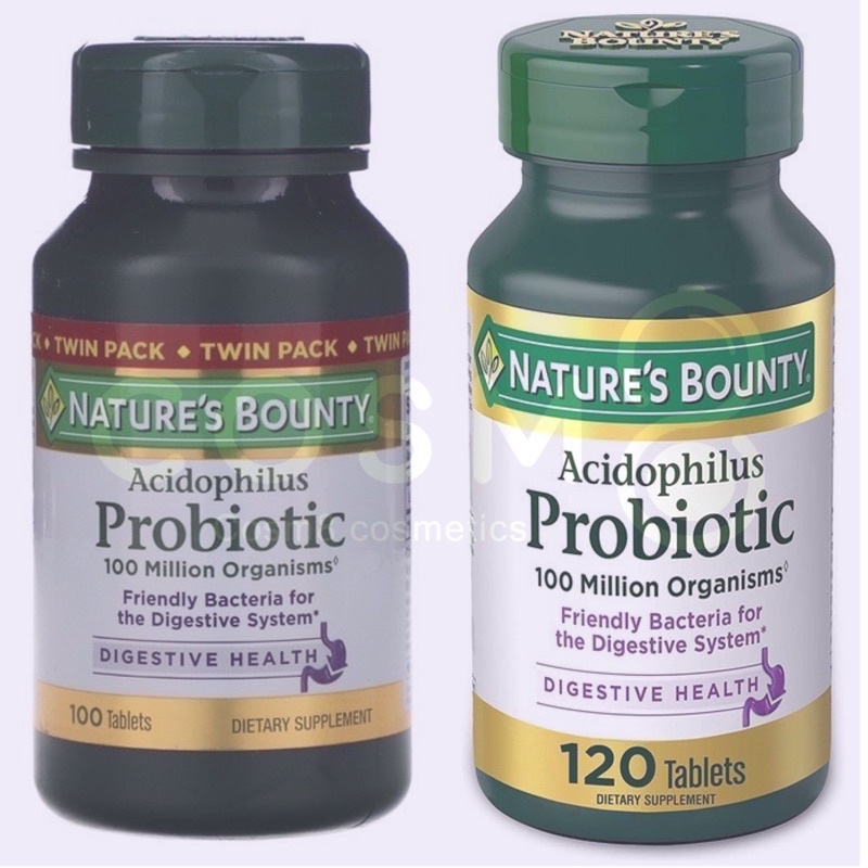 ภาพหน้าปกสินค้าพร้อมส่ง แท้ Nature's Bounty Acidophilus Probiotic 100,120 Tablets โพรไบโอติก จากร้าน cosm8 บน Shopee