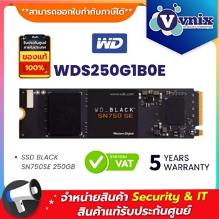 ภาพหน้าปกสินค้าWDS250G1B0E WD SSD BLACK SN750SE 250GB By Vnix Group ที่เกี่ยวข้อง