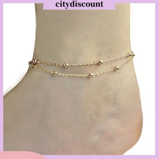 &lt;citydiscount&gt;  City_สร้อยข้อเท้า และข้อมือโซ่ Barefoot Beach