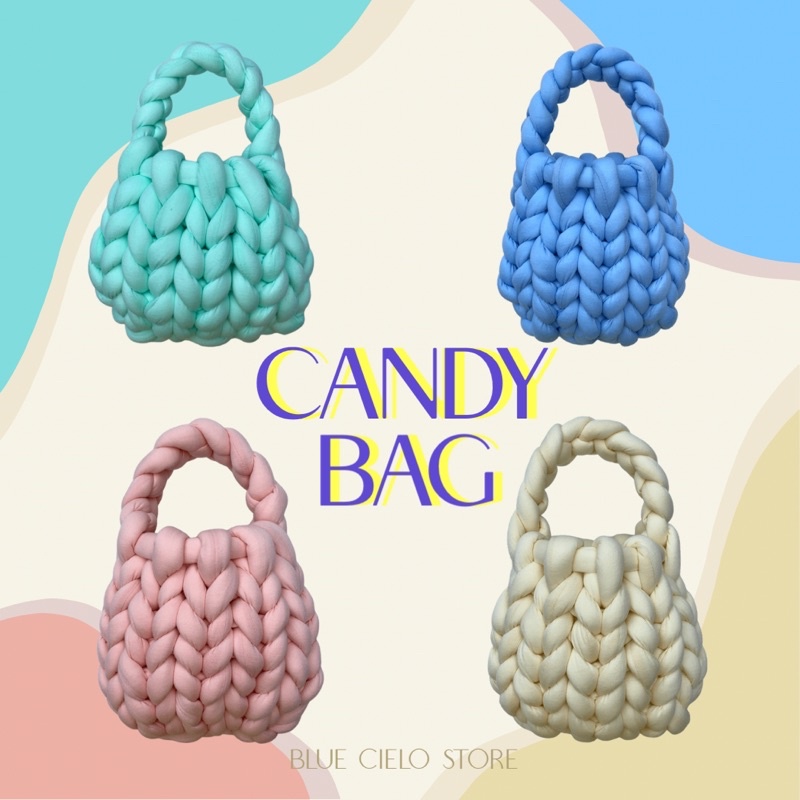 candy-bag-กระเป๋าไหมถัก