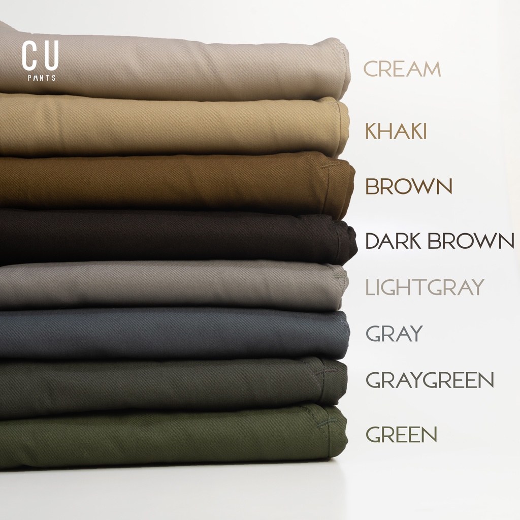 ภาพสินค้าใส่CODE : MAY10MA สีเพิ่มเติม กางเกงขายาว 16 color ชิโน่ กางเกงชิโน่ Chino pants ทรงกระบอกเล็ก : CU PANTS จากร้าน glicojung บน Shopee ภาพที่ 1