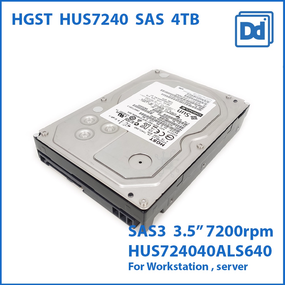 HGST Seagate dell 4TB 7200RPM SAS 6Gbps 3.5