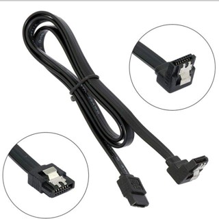 สาย SATA Data HDD Hard Drive Disk Signal Cables 2.0 มีหัวล็อค