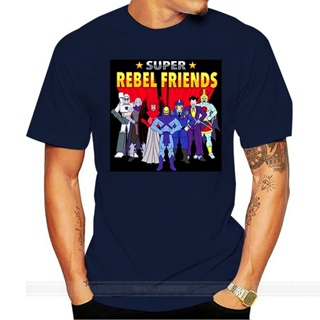 เสื้อยืดผู้ชาย ใหม่ เสื้อยืดลําลอง แขนสั้น คอกลม พิมพ์ลาย Super Reble Friends Joker ระบายอากาศ ไซซ์ EU สําหรับผู้ชาย S-5