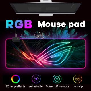 RGBแผ่นรองเม้าส์ 300x800x4มม7สี แผ่นรองเมาส์ Mouse Pad ที่รองเมาส์ เมาส์ แผ่นรองเมาส์ขนาดใหญ่