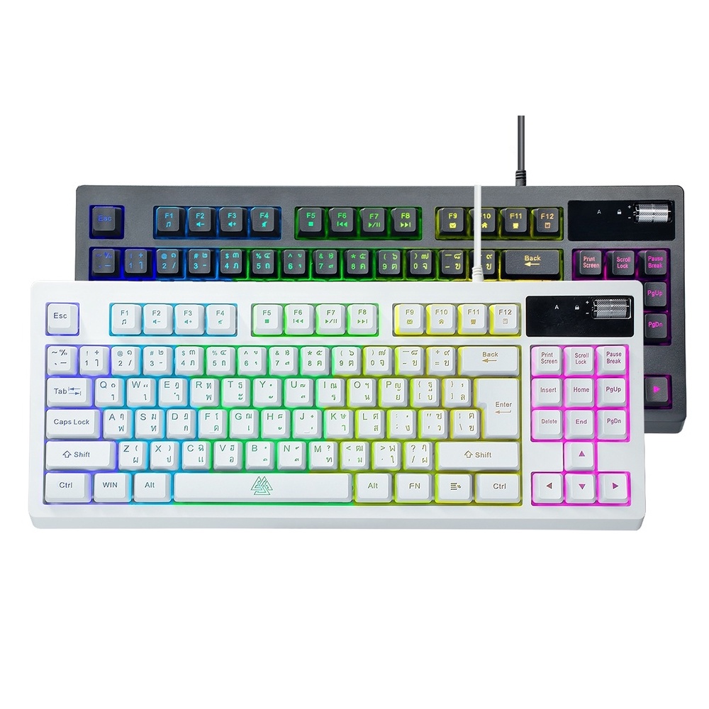 EGA TYPE K6 RUBBER DOME TKL KEYBOARD | Shopee Thailand