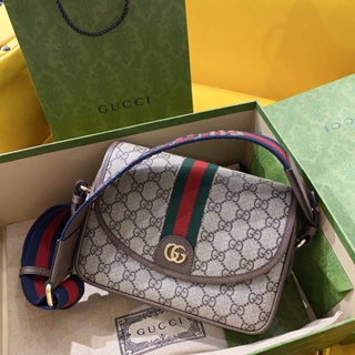 พรี​ ราคา6100 Gucci GG supreme 722117 กระเป๋าสะพาย กระเป๋าสะพายไหล่ กระเป๋าสะพายข้าง